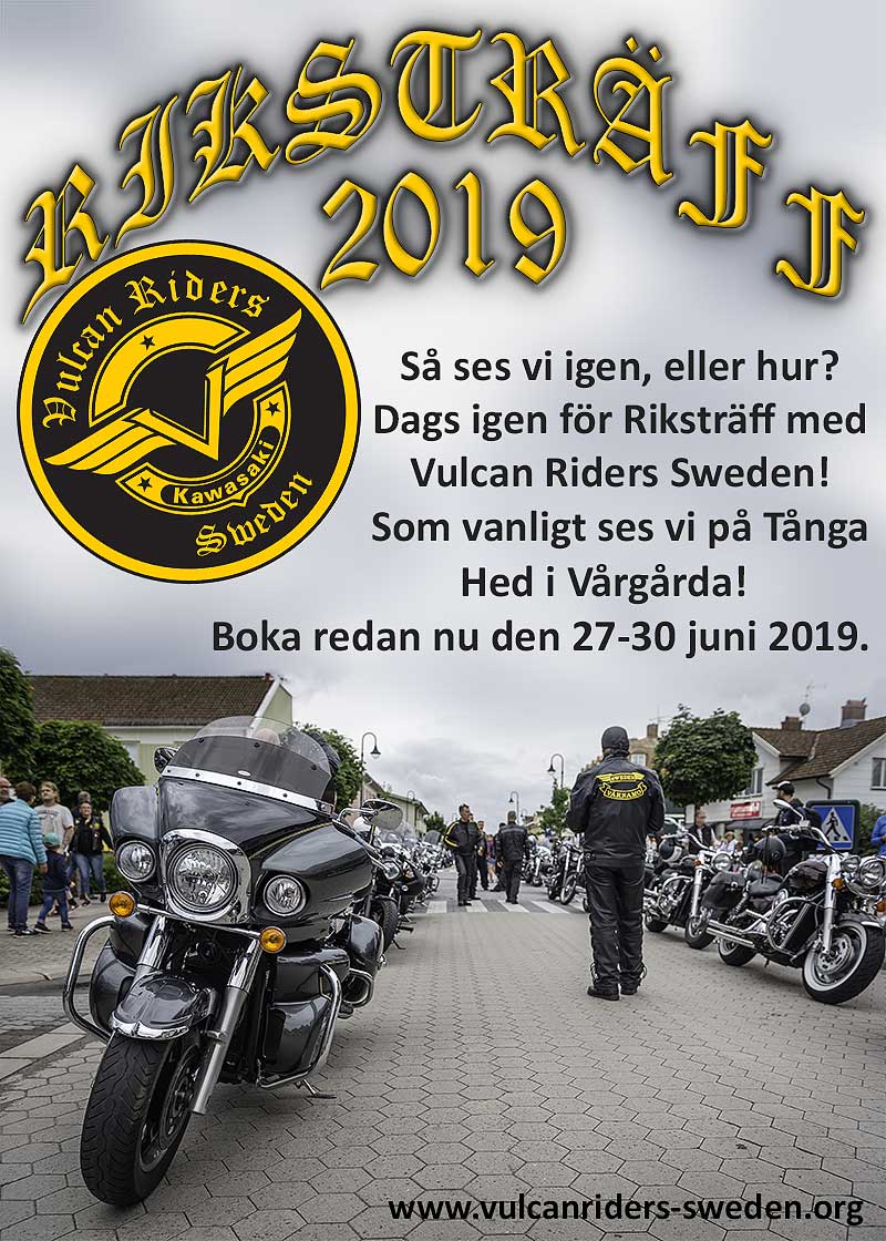 Rikträff 2019, 27-30 juni