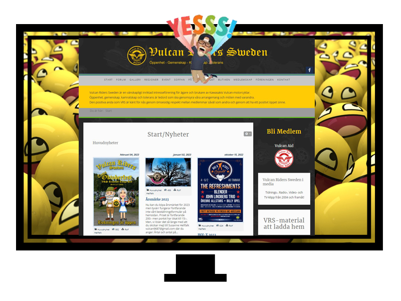 Frågor som berör hemsidan/forumet